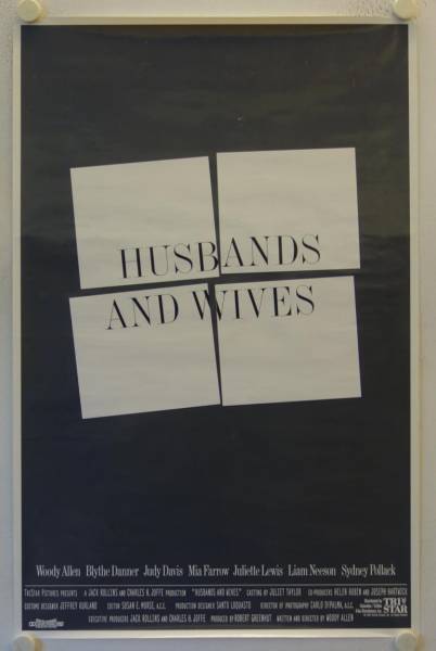 Ehemänner und Ehefrauen originales US Onesheet Filmplakat